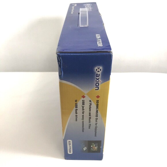 Digital Picture Frame Axion AXN-9702 7" Widescreen LCD Clock Calendar MP3 Alarm - Picture 7 of 7